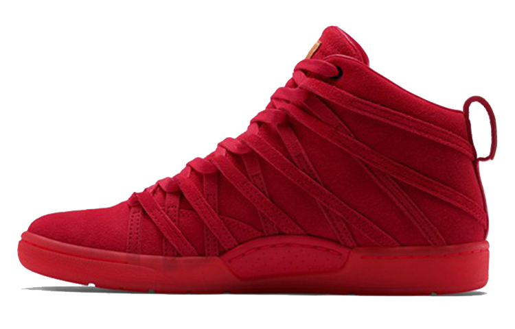 Nike KD 7 NSW ''Challenge Red'' round toe lace-up, shock-absorbing and non-slip, mid-top basketball shoes, same style for men and women, challenge red
