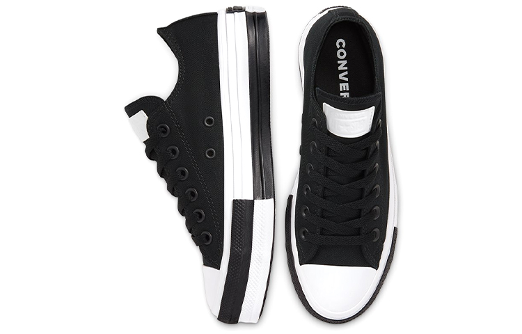 Женские кеды Converse Chuck Taylor All Star (бело-черные) — Белыйчёрный — фото 3