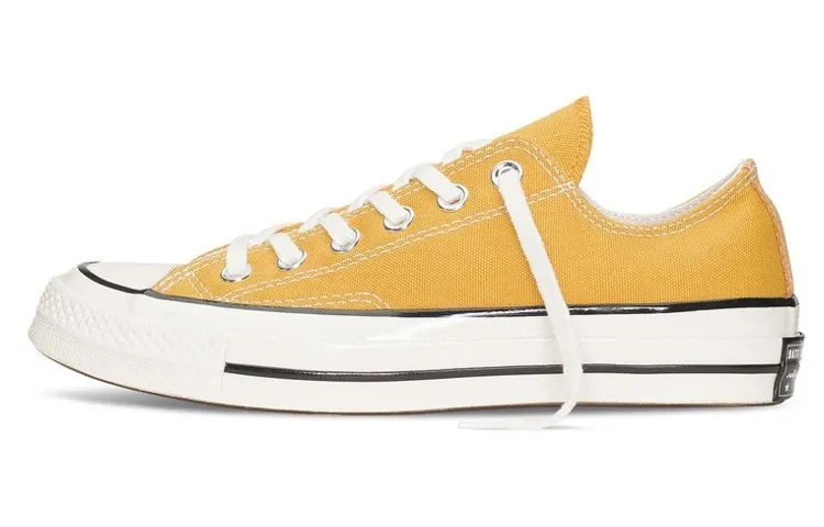 Converse Chuck Taylor All Star 1970s Vintage Low top Canvas Shoes Unisex Yellow