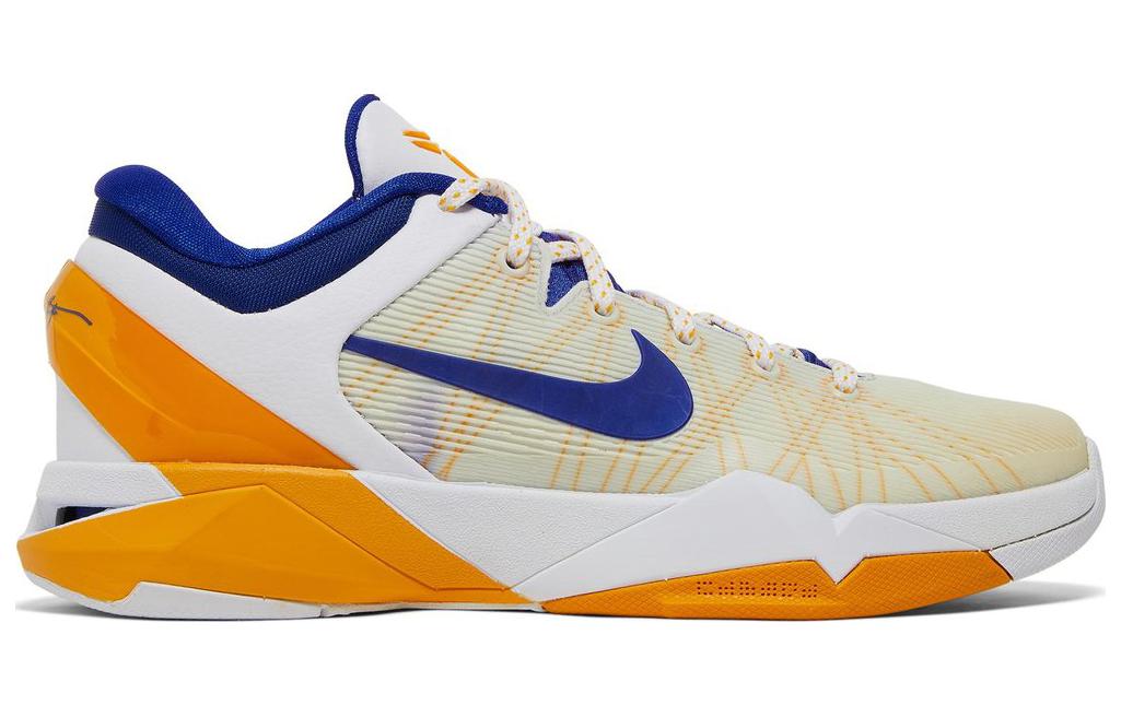 Мужские кроссовки Nike Zoom Kobe 7 Lakers Home (белые) — фото 2