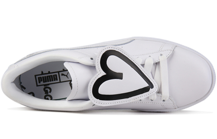 Женские кеды PUMA Basket Studs Love (белые) — фото 3
