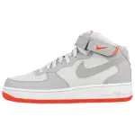 Nike Air Force 1 Mid Pure Platinum Wolf Grey Bright Crimson