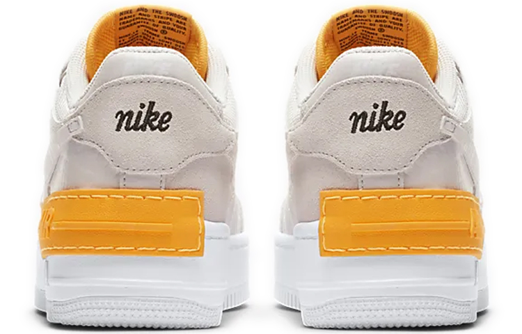 Женские кроссовки Nike Air Force 1 Shadow (розово-оранжевый) — Розовыйоранжевый — фото 5