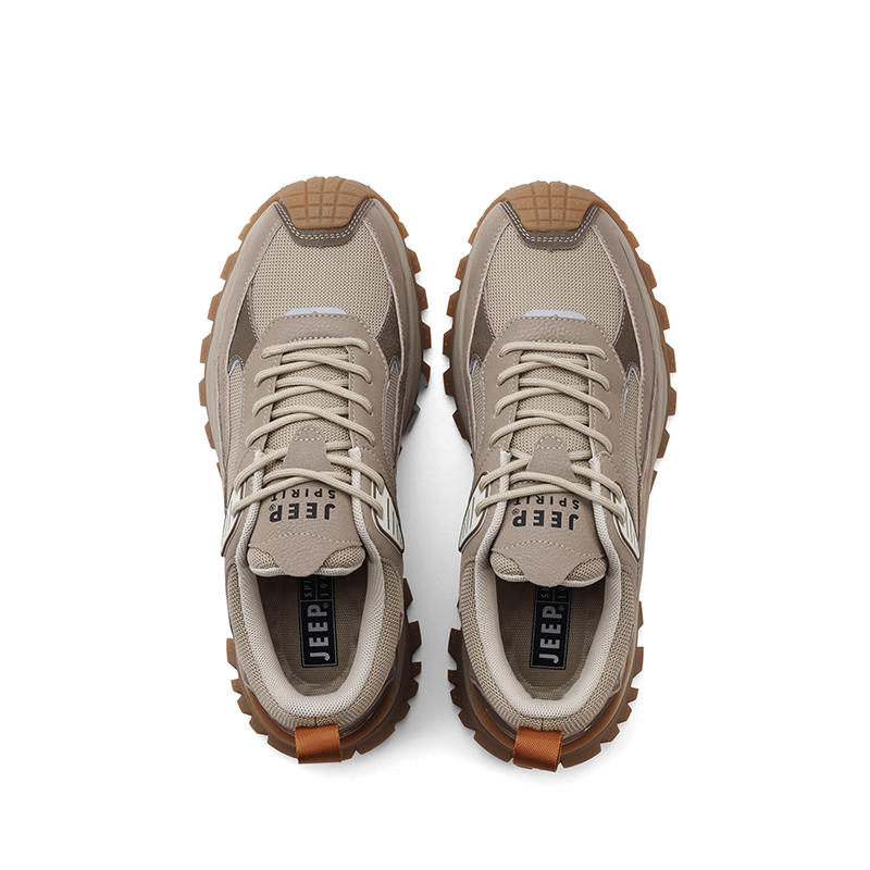 JEEP SPIRIT Low top Hiking Shoes Men’s Natural Deer