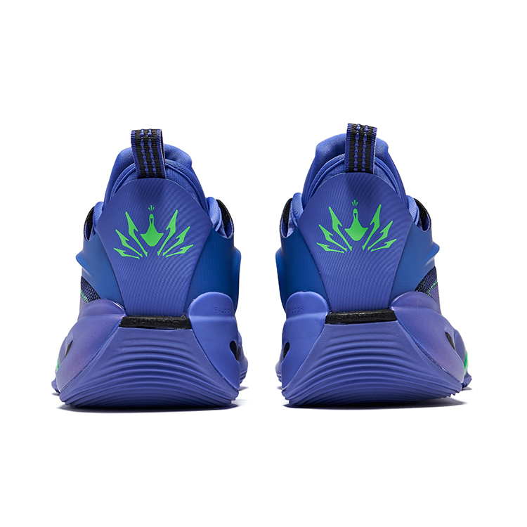 Erke Humble 2.0 Cushioning Slip Resistant Anti Rollover Low top Basketball Shoes Men’s Peacock Colorway