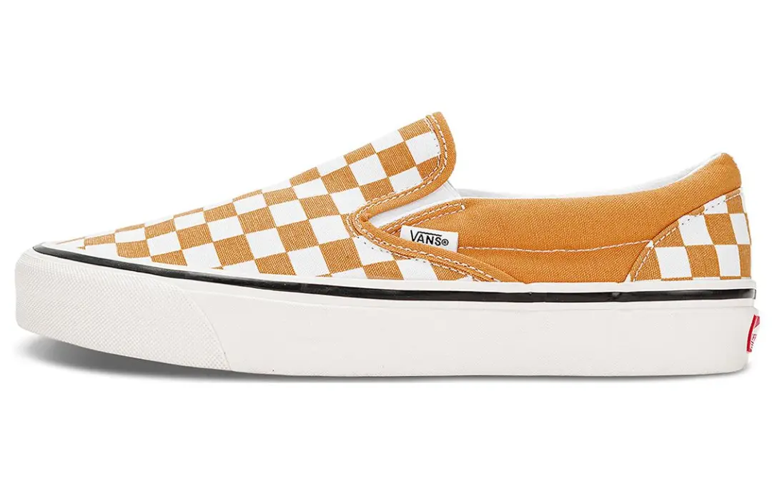 Slip-On Classic Vans 'Checkerboard - Honey Yellow'