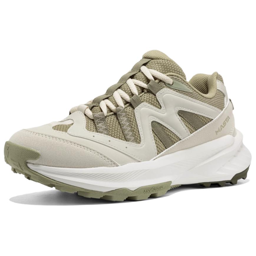 361° Cushioning Slip Resistant Breathable Low top Hiking Shoes Women’s Oats Milk Tea Stem Green