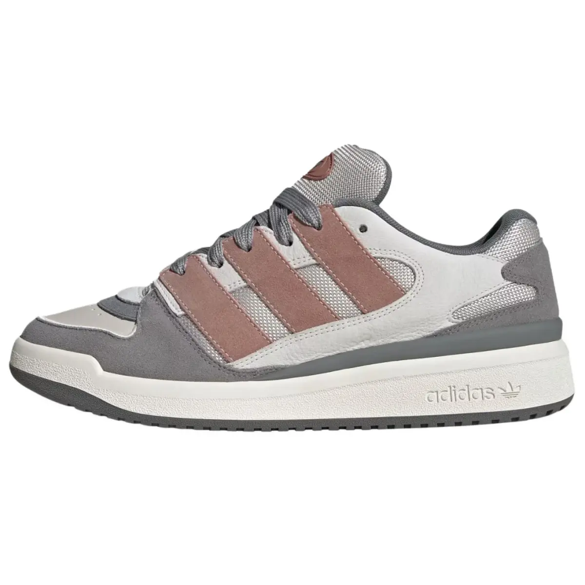Adidas Forum2000 Core White Warm Clay Grey Three