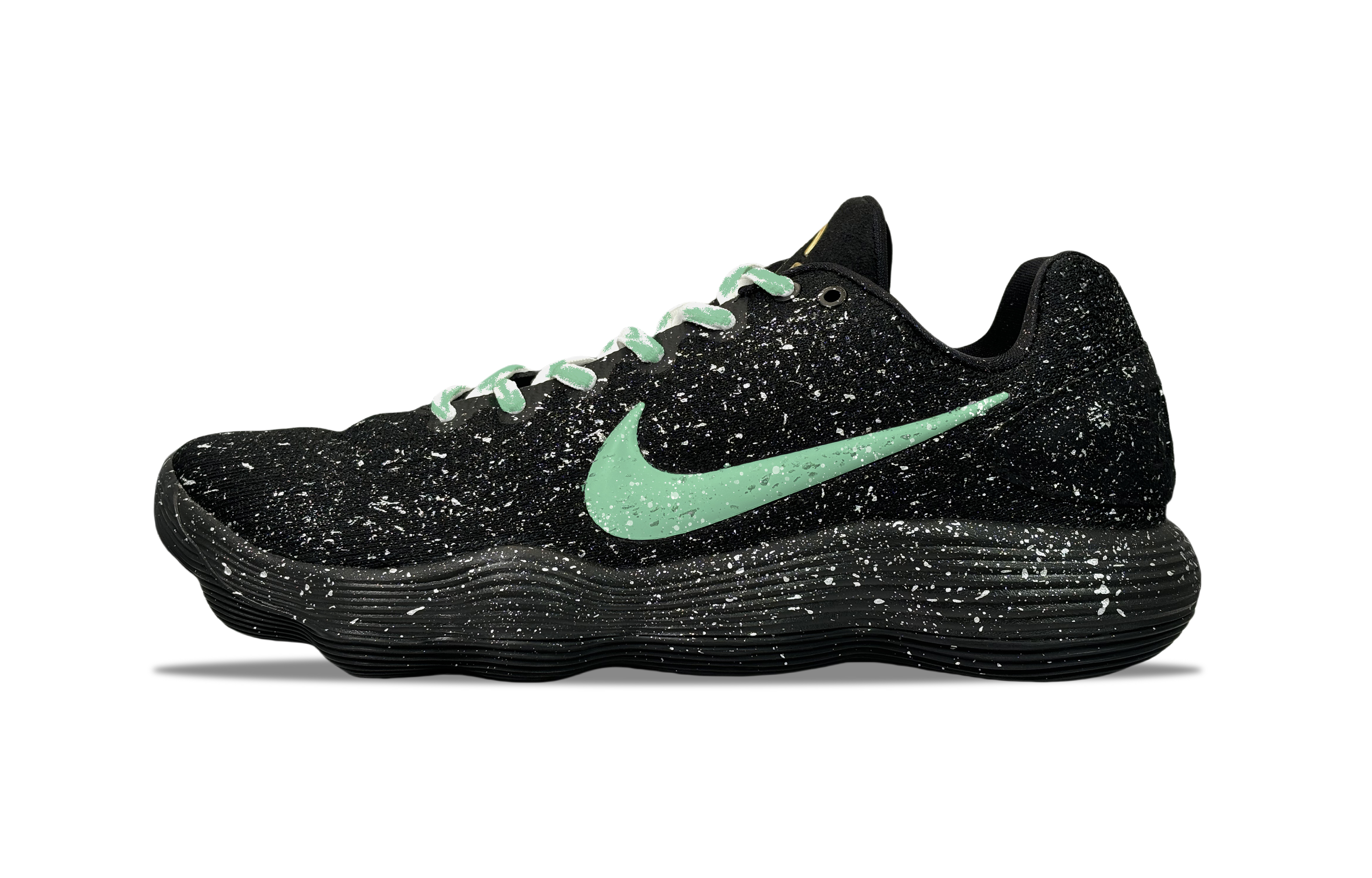 Nike Hyperdunk 2017 YDCC Firefly Baby’s Breath, Box Abrasion Resistant Low top Basketball Shoes Unisex Black Green