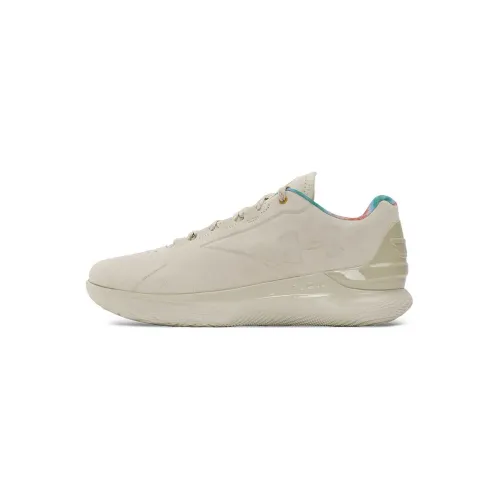 Under Armour Curry 1 Leather Low top Basketball Shoes Unisex Brown