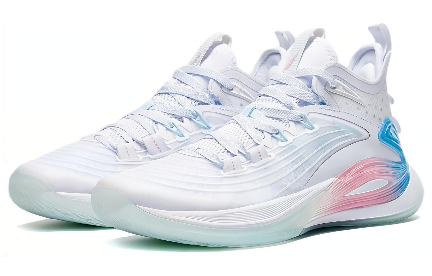 XTEP Light Feather 3rd Low top Basketball Shoes Men’s New White