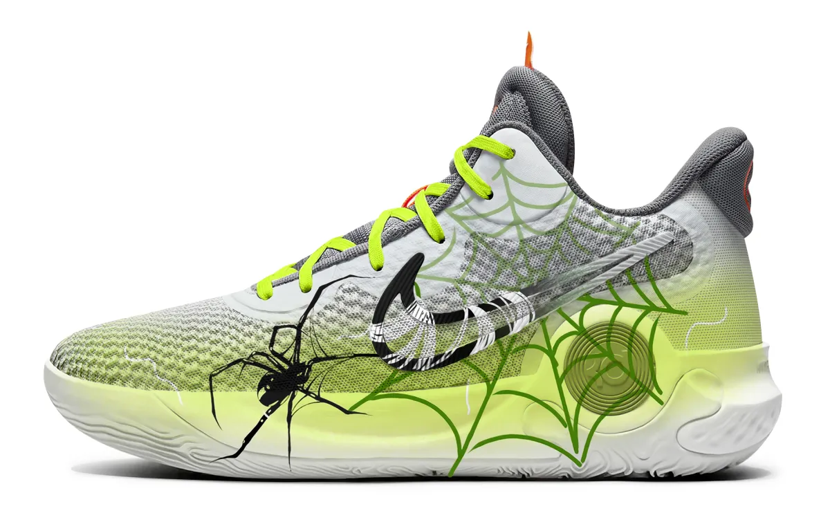 Nike KD Trey 5 IX Basketball Shoes Unisex Mid Top Gray/Green/Black/White