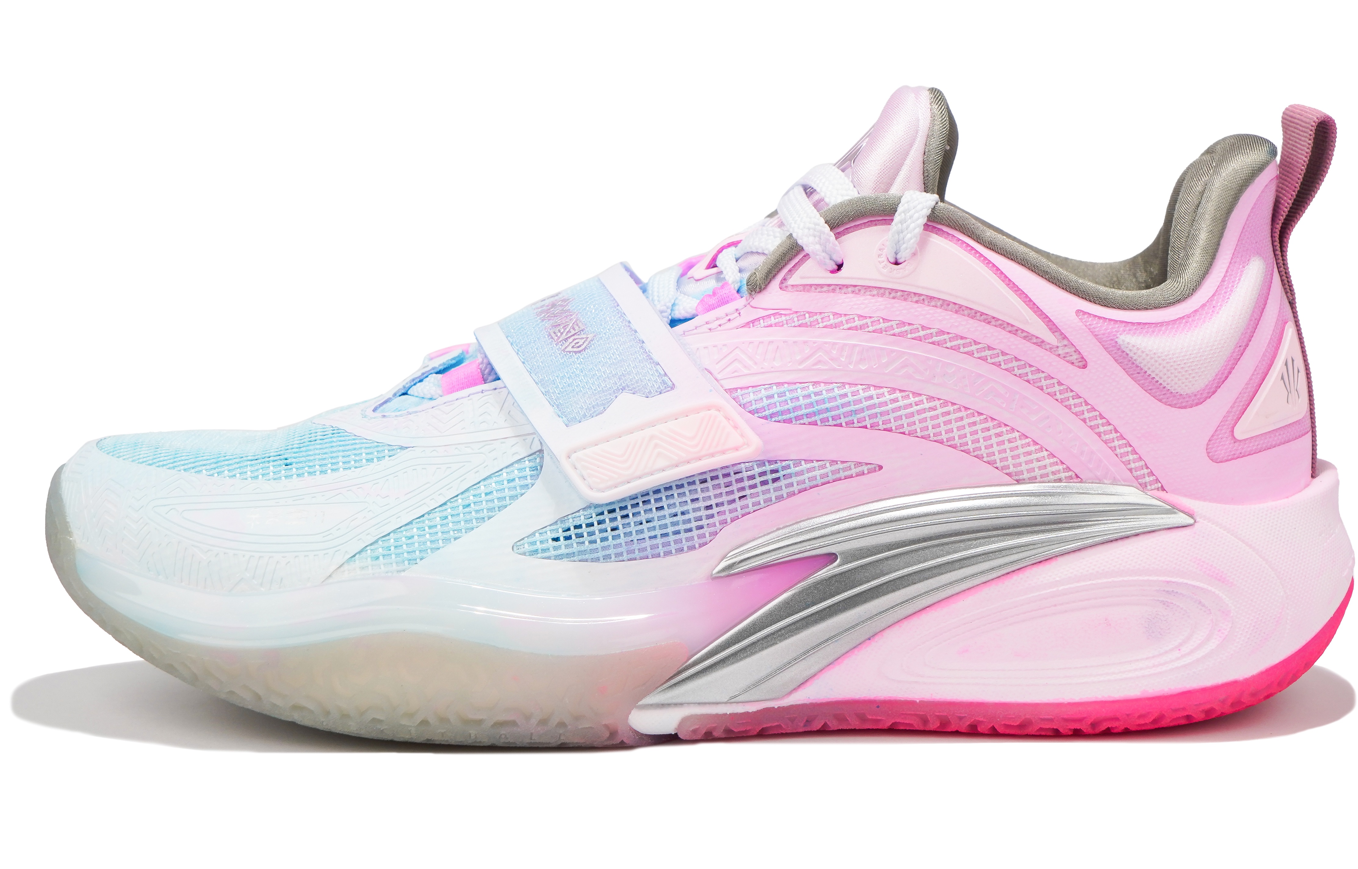 Anta KAI 1 KAI 1 ‘White Ghost’ Low top Basketball Shoes Unisex Blue Pink