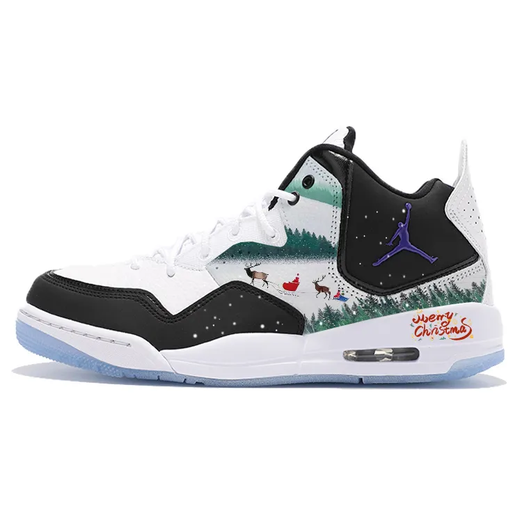 Jordan Courtside 23 Vintage Basketball Shoes Women's Mid Top Black/White