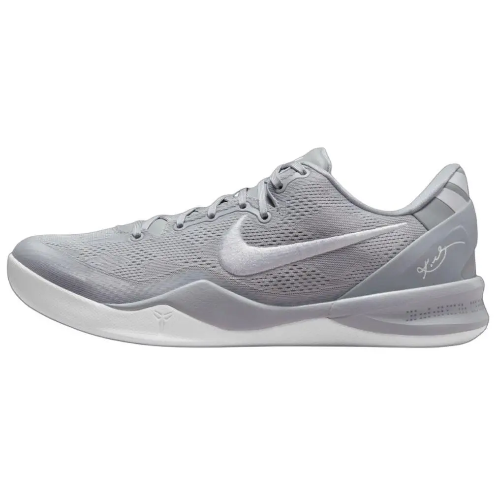 Nike Kobe 8 Protro 'Wolf Grey' Low top Basketball Shoes Men's Gray