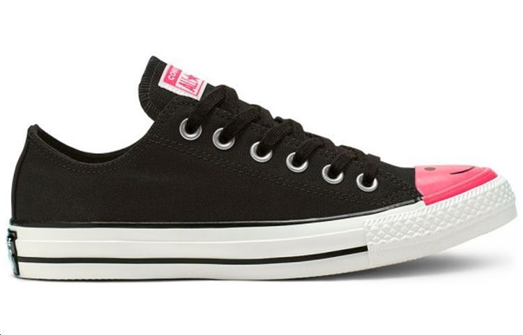 Кеды Converse Chuck Taylor All Star (черно-розовый) — Чёрный / розовый — фото 2
