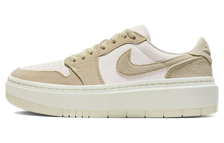 Женские кроссовки Jordan Jordan Air Jordan 1 elevate low (бело-светло-коричневые)