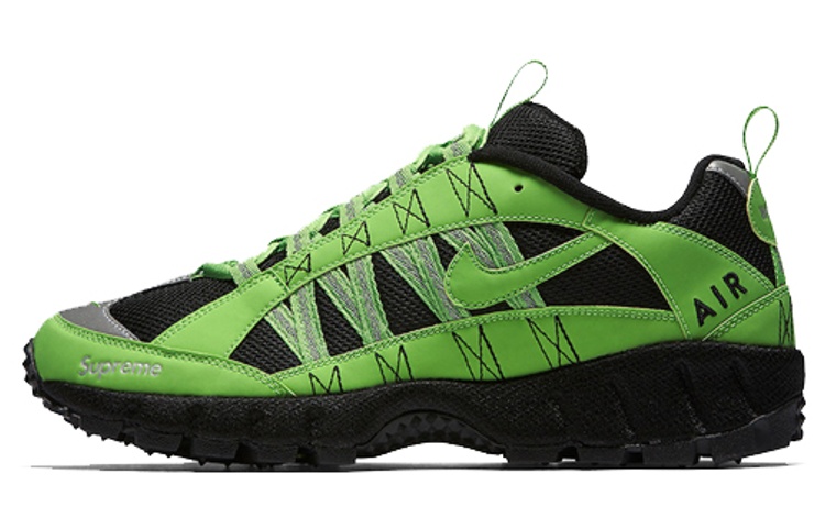 Мужские кроссовки Supreme Nike Air Humara (черный / зеленый)