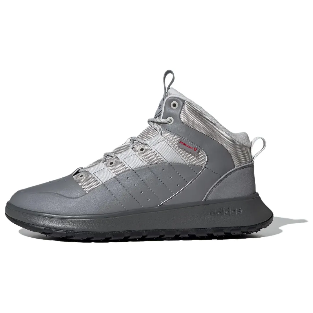 Adidas Slip Resistant Thermal Mid top Vintage Basketball Shoes Unisex Gray