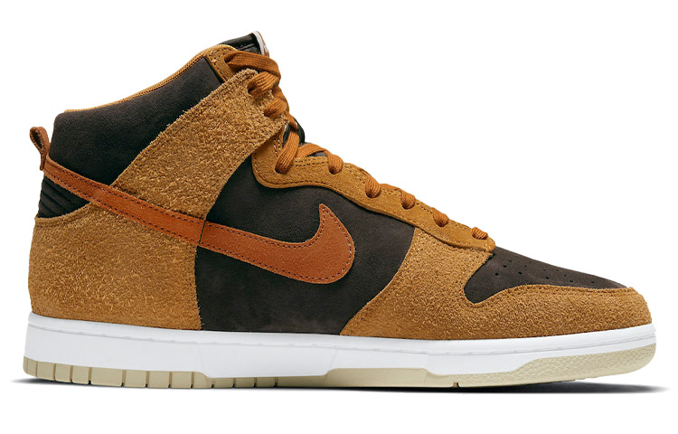 Кроссовки Nike Dunk "Dark Curry" (коричневые) — фото 2