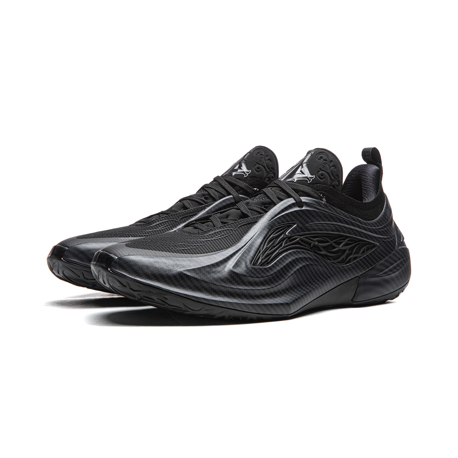 Li Ning JB4 Cushioning Slip Resistant Abrasion Resistant Breathable Rebound Grip Low top Basketball Shoes Men’s Black