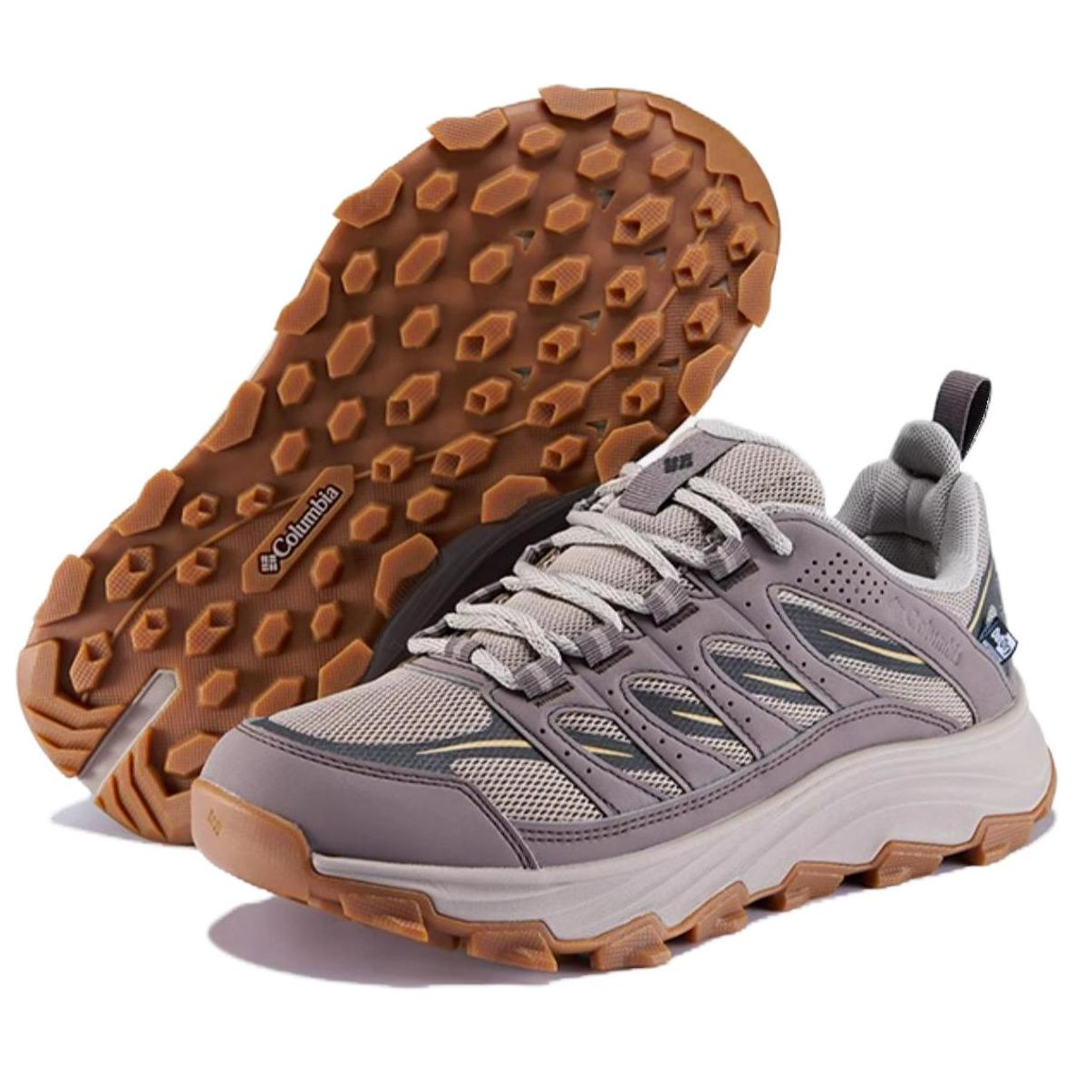Columbia Hiking Slip Resistant Abrasion Resistant Low top Hiking Shoes Women’s Khaki