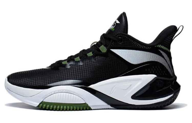 Li Ning Storm 2023 Comfortable Cushioning, Wear Resistant Low top Basketball Shoes Men's Black