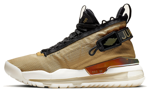 Jordan Proto-Max 720 Mid Basketball Shoes Men's Black Gold