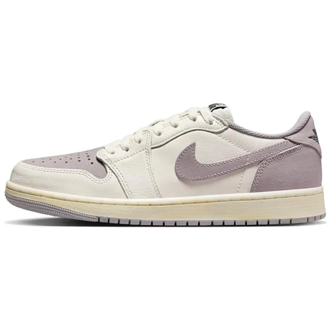 Jordan Air Jordan 1 Low OG 'Atmosphere Grey' Trendy Low top Vintage Basketball Shoes Unisex Gray