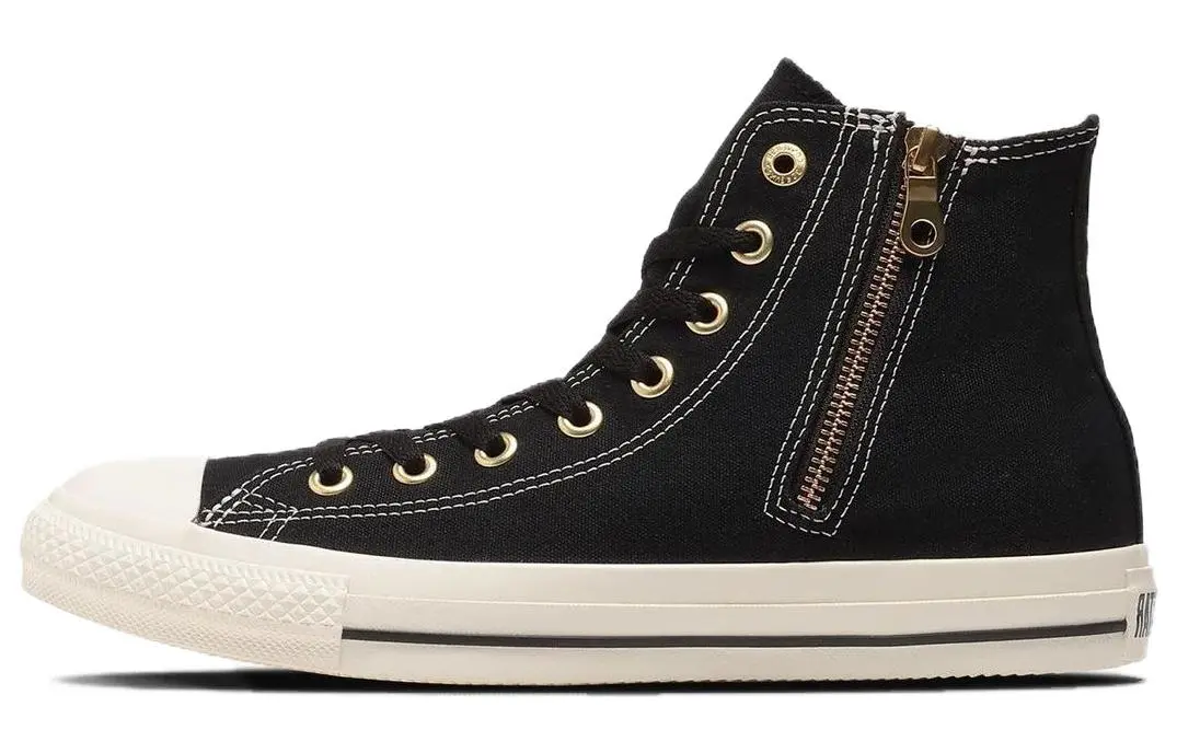 Converse All Star GOLDZIP HI Vintage Abrasion Resistant Breathable Abrasion Resistant Breathable High top Canvas Shoes