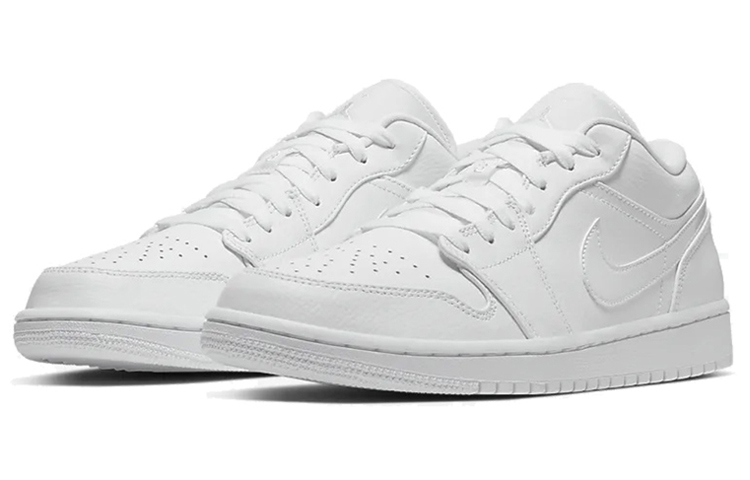 Jordan 1 Low Triple White Fog Grey
