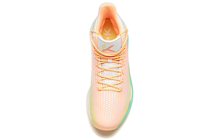 Anta KT4 Klay, Thompson Playoffs Deep Water Flow High top Basketball Shoes Men’s White Red Yellow Green