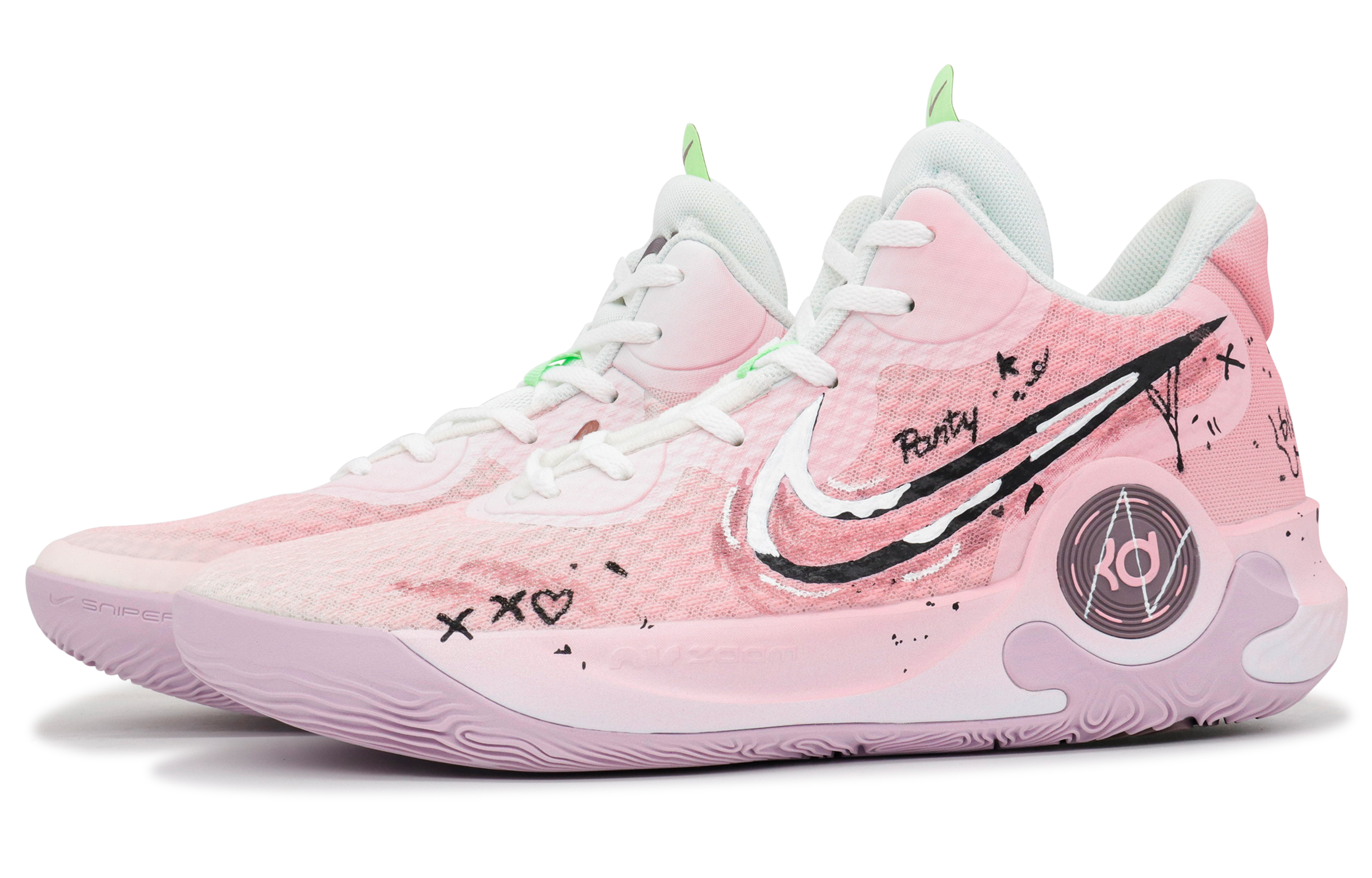 Nike KD Trey 5 IX Dream Pink Dance Cushioning Impact Resistant Abrasion Resistant Slip Resistant
