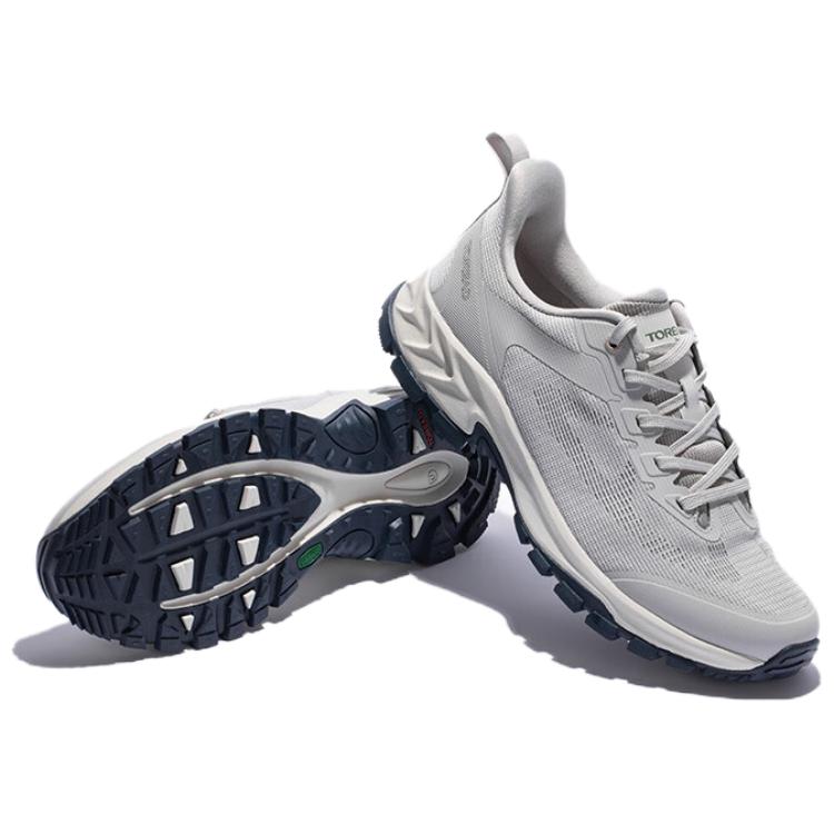 TOREAD Outdoor Sports Abrasion Resistant Breathable Slip Resistant Low top Hiking Shoes Men’s Mountain Shadow Gray