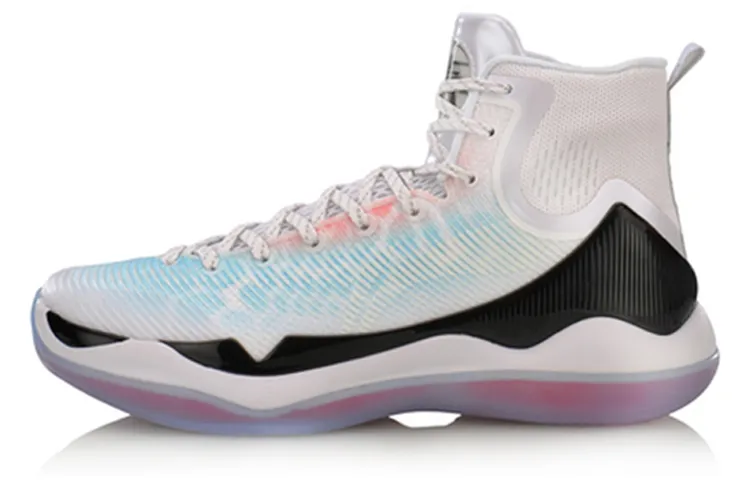 Li Ning YuShuai 11 Game Ready Slip Resistant Abrasion Resistant High top Basketball Shoes Men's Honey Peach