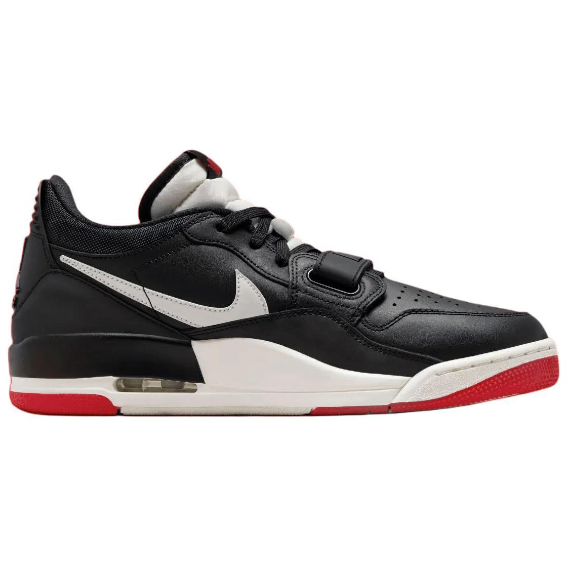 Jordan Legacy 312 Low Black Sail University Red