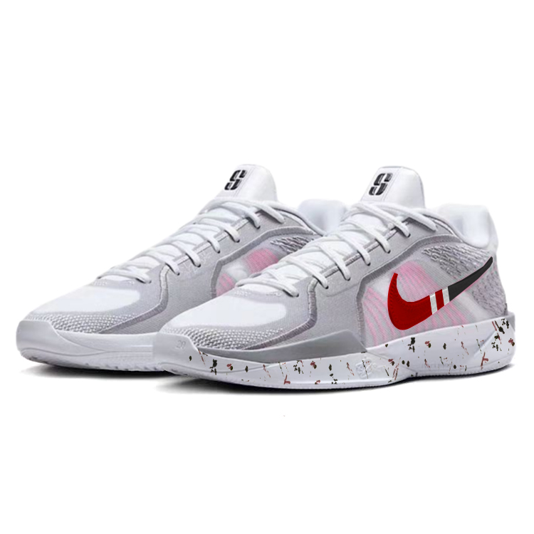 Nike Sabrina 2 Cushioning Slip Resistant Abrasion Resistant Lightweight Low top Basketball Shoes Unisex Pink