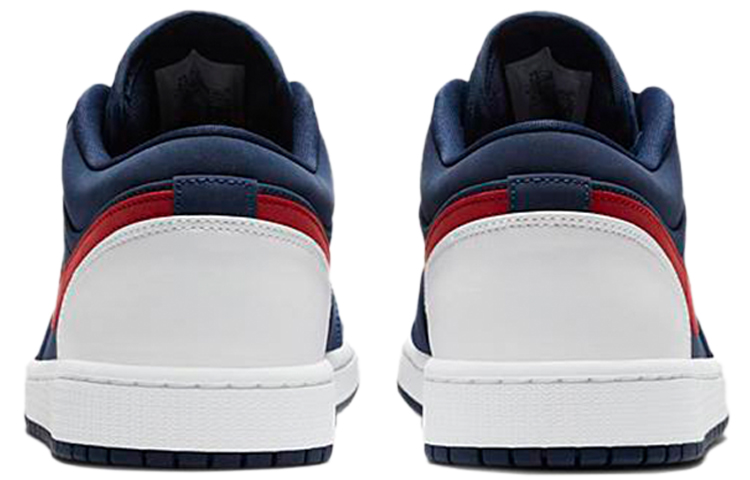 Мужские кроссовки Jordan Air Jordan 1 Low (сине-красные) — фото 5