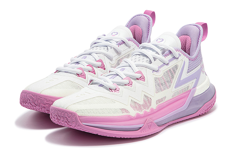 361° BIG3 Future Basketball Shoes Men’s Low Top 361 Degrees White/Digital Lavender