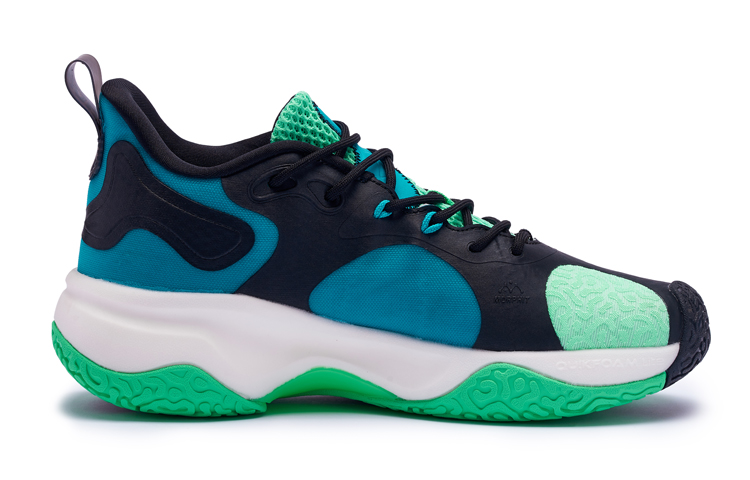 361° LAVA 2.0 Ignite On Touch Cushioning, Wear Resistant Low top Performance Basketball Shoes Men’s Turquoise