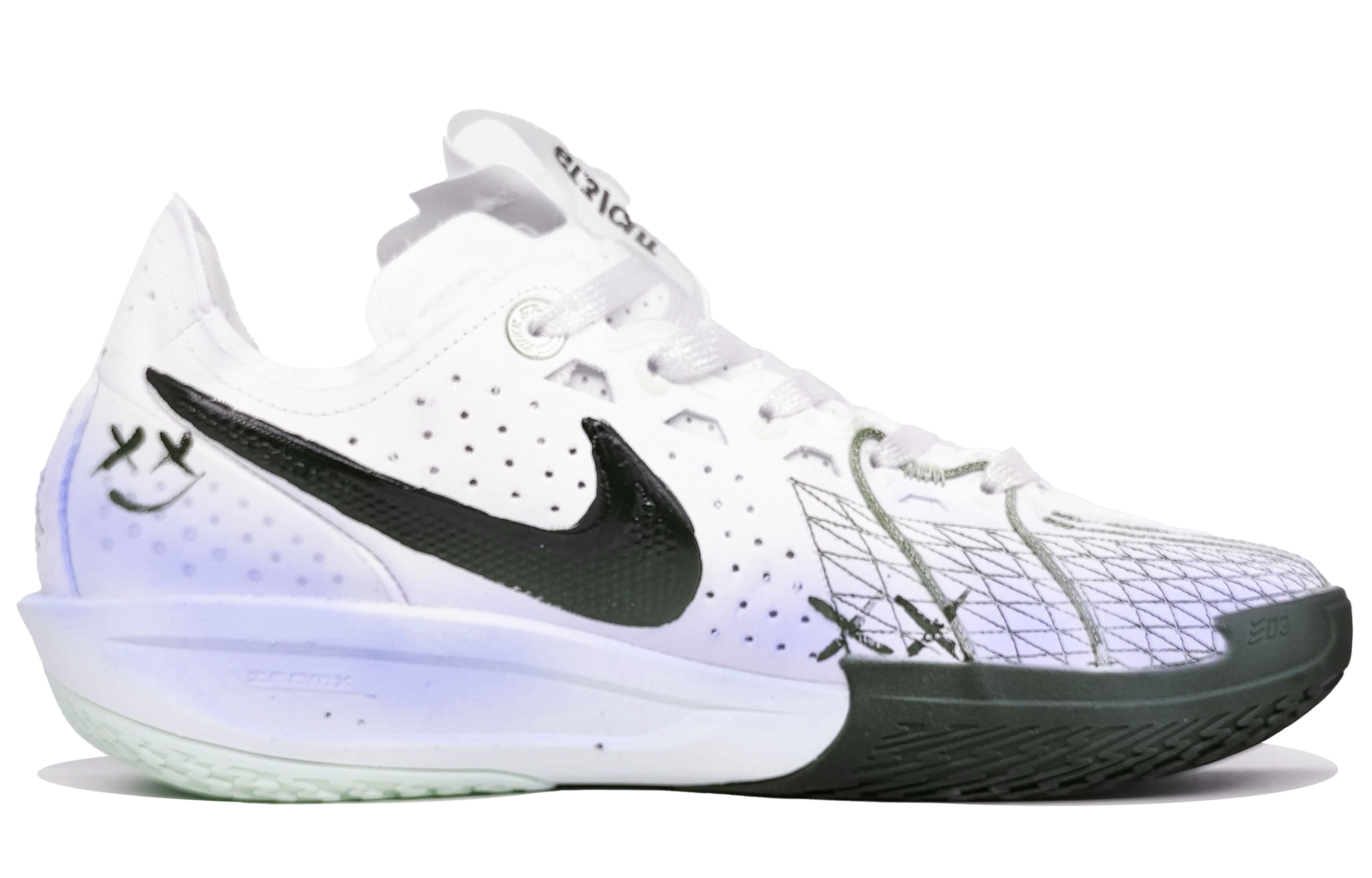 Nike Cushioning Rebound Cushioning Rebound Low top Basketball Shoes Unisex Refreshing Purple