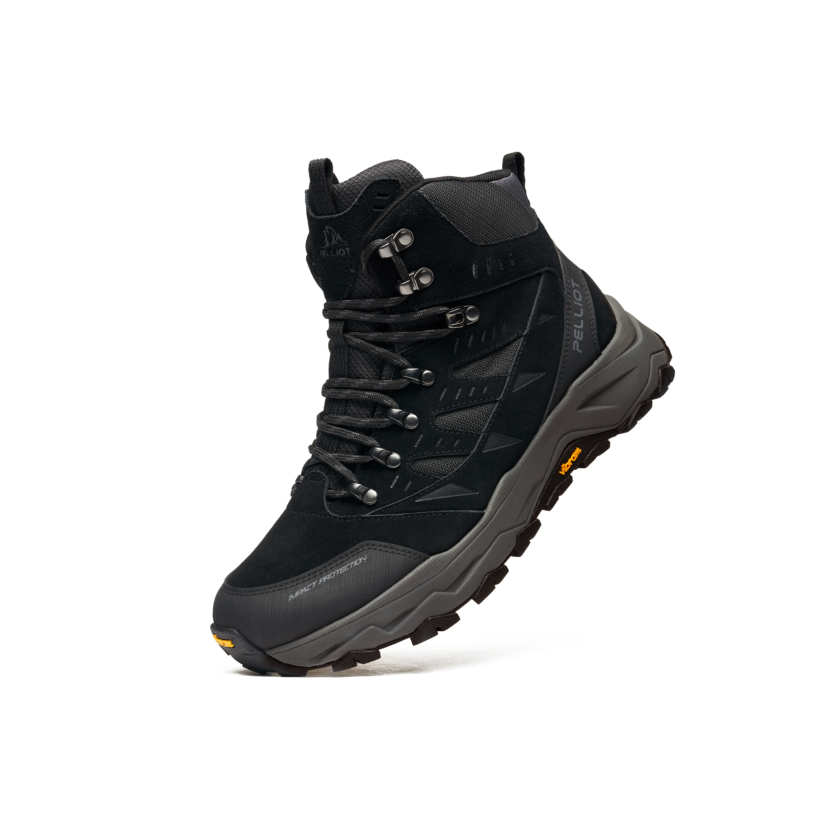 PELLIOT Slip Resistant Abrasion Resistant Grip High top Mountaineering Shoes Men’s