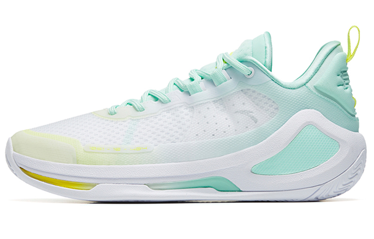 Anta Alien 3 SE Abrasion Resistant Low top Performance Basketball Shoes Men’s White Green Yellow