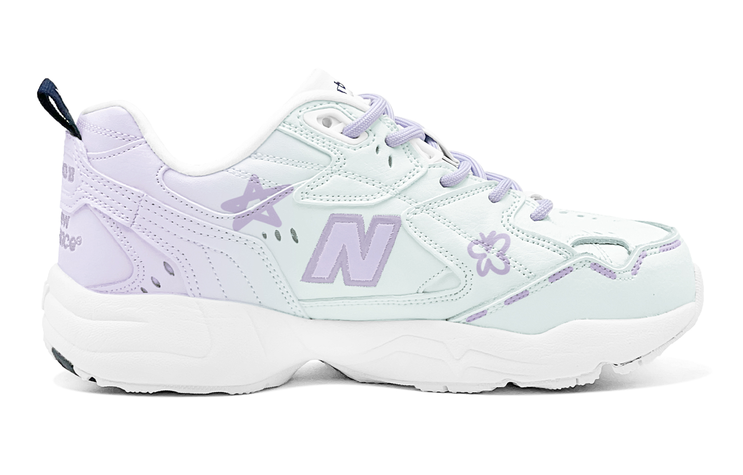 New Balance NB 608 V1 Fall Winter Stylish KISS Heart Abrasion Resistant Abrasion Resistant Low top Training Shoes