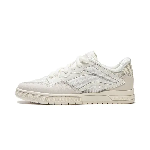 Li Ning Cushioning Abrasion Resistant Cushioning, Wear Resistant Low top Skateboard Shoes Women's Ecru