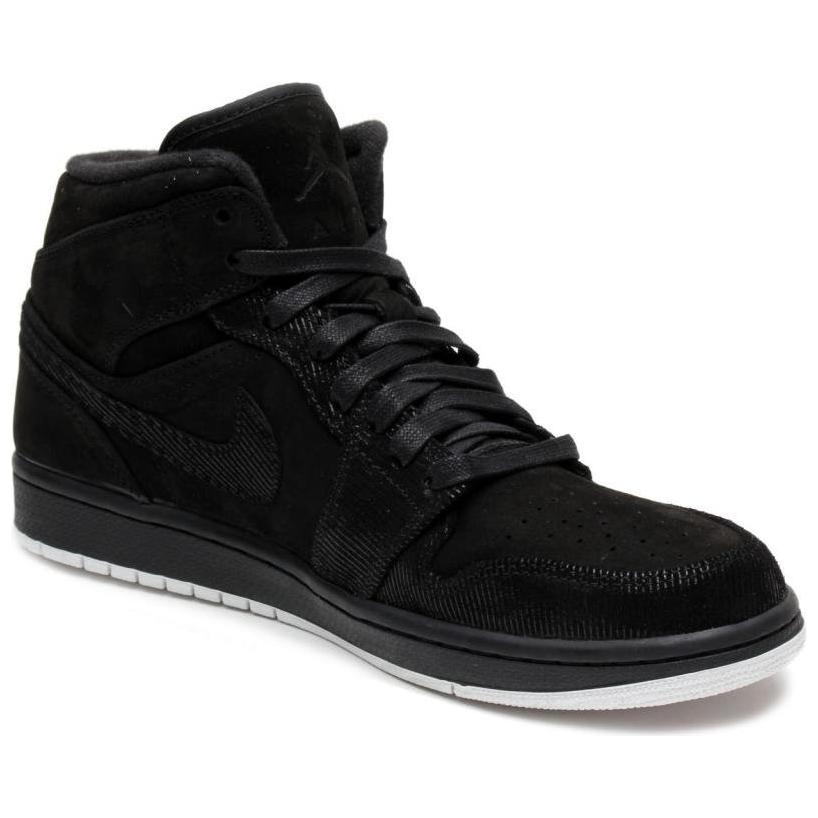 Jordan 1 Mid Suit And Sneakers
