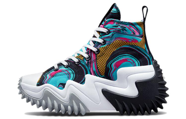 Run Star Converse Motion Platform High ''90s Marbled'
