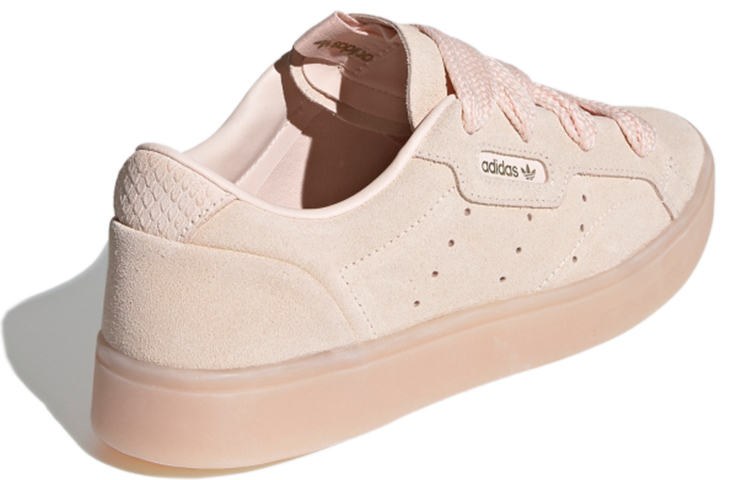 Женские кеды adidas Originals Sleek Fat Laces (розовые) — Розовый — фото 4