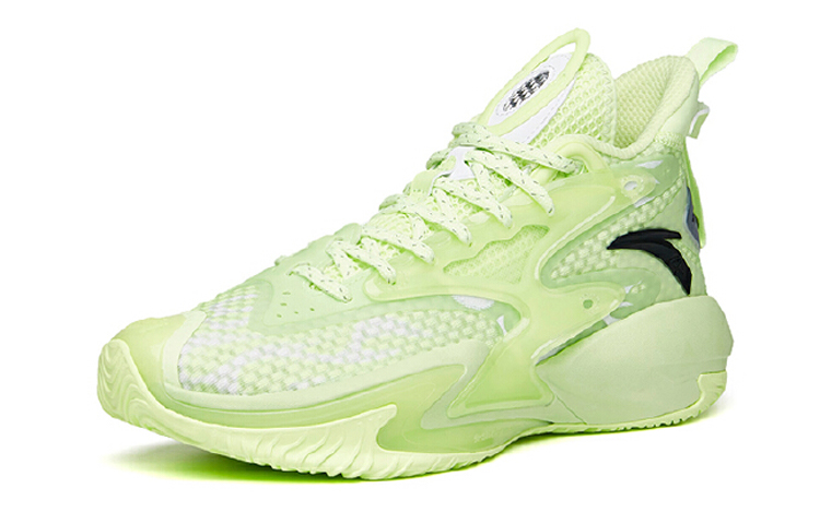 Anta Berserk 3 Shock Wave 3 Slip Resistant Abrasion Resistant Mid top Performance Basketball Shoes Men’s