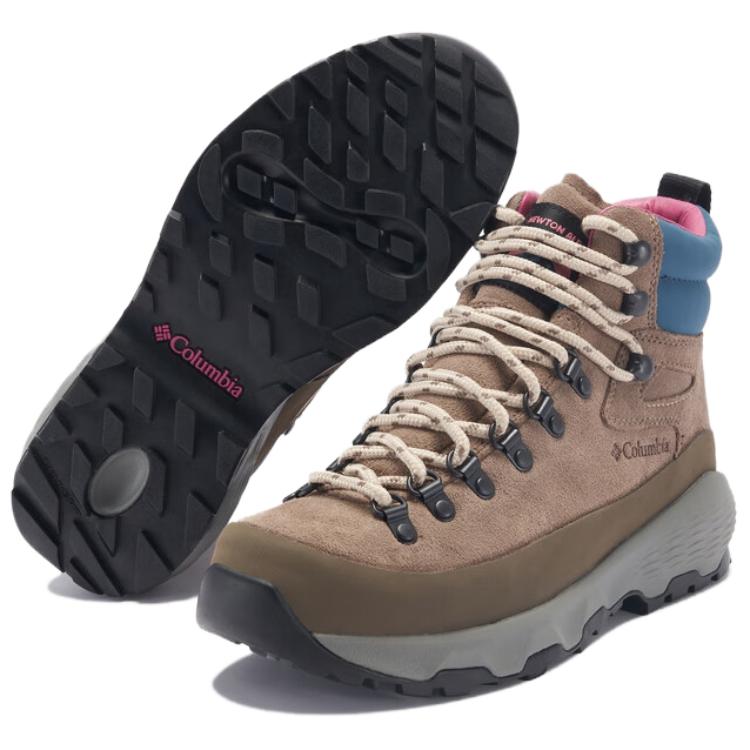 Columbia Non Slip And Waterproof Mid top Mountaineering Hiking Shoes Women’s Brown